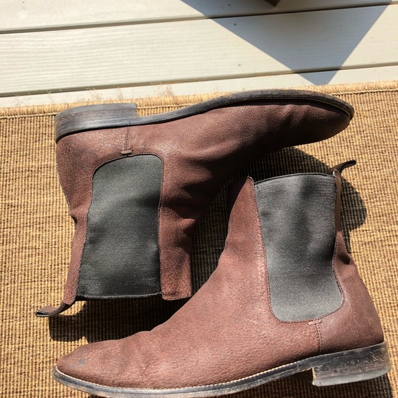 gucci suede boots mens